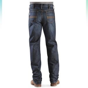 Cinch Mens Silver Label Straight Leg Jeans-Indigo Size 35 x 30